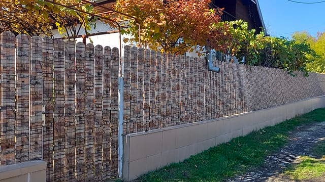 Sipca Metalica Gard TISA Imitatie Piatra Zid Granit